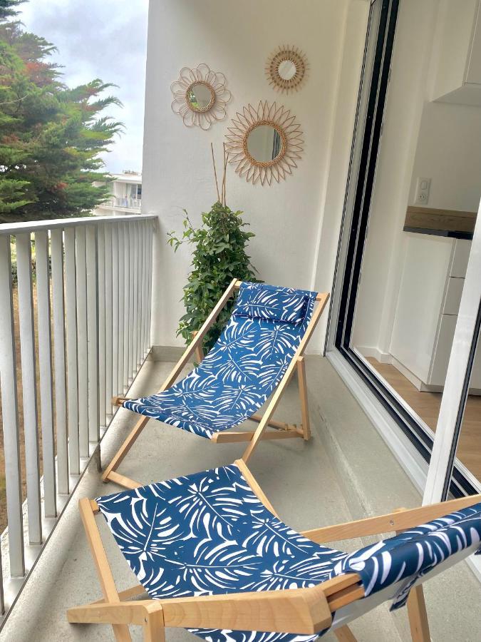 Appartement Residence Le Goulvars-Plage Du Goviro กีเบอรง ภายนอก รูปภาพ