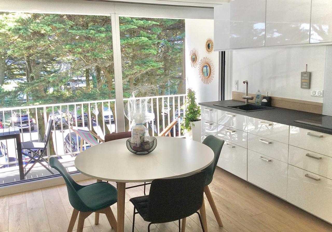 Appartement Residence Le Goulvars-Plage Du Goviro กีเบอรง ภายนอก รูปภาพ