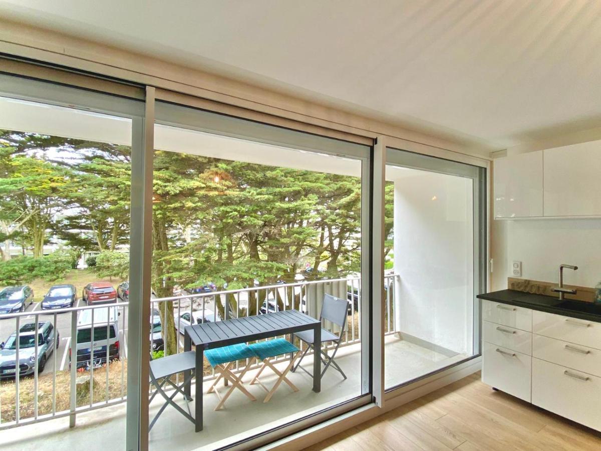 Appartement Residence Le Goulvars-Plage Du Goviro กีเบอรง ภายนอก รูปภาพ